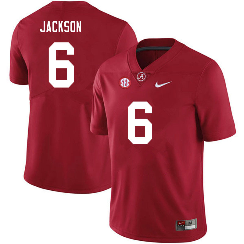 Men #6 Khyree Jackson Alabama Crimson Tide College Football Jerseys Sale-Crimson